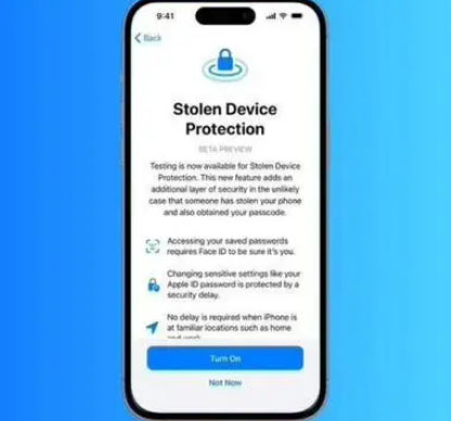 瓮安苹果授权维修店分享被盗设备保护功能开启方法 