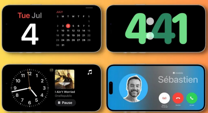 瓮安苹果手机维修分享iOS17横屏充电待机显示有什么好处 